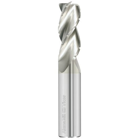 Fullerton Tool 3-Flute - 37.5 Degree Helix - 3805 AlumaMill G3 Vicor HP End Mills, FC5, RH Spiral, Crnr Radius, Std, 3/4 38493